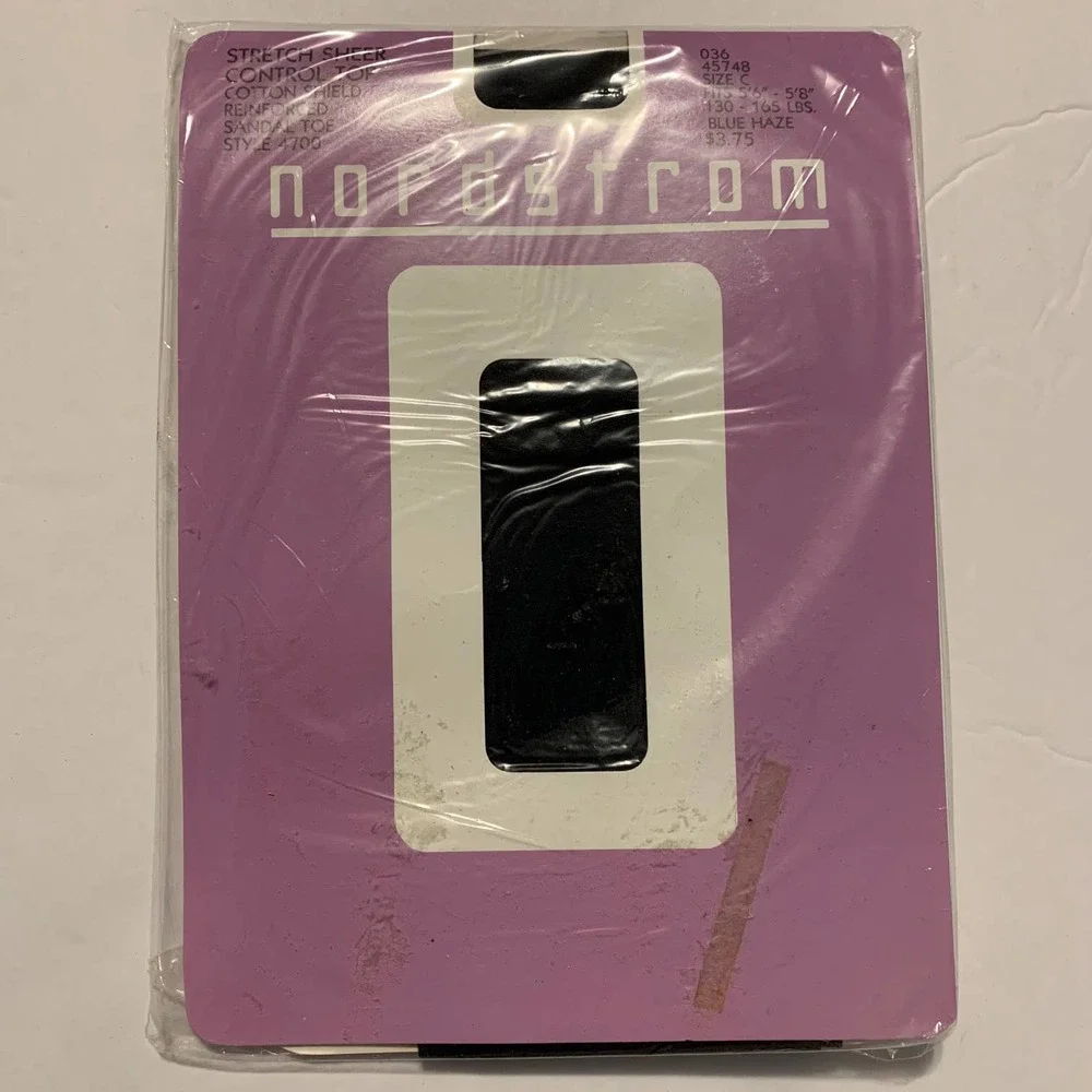 Vintage NORDSTROM Control Top Pantyhose Styles‎ #19502 & #4700 Size C NIB